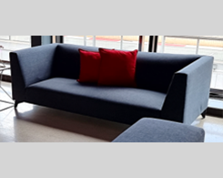 ANITA Triple Seater Couch - Grey Linen