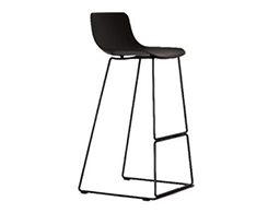 SLEIGH Cocktail Chair - Black